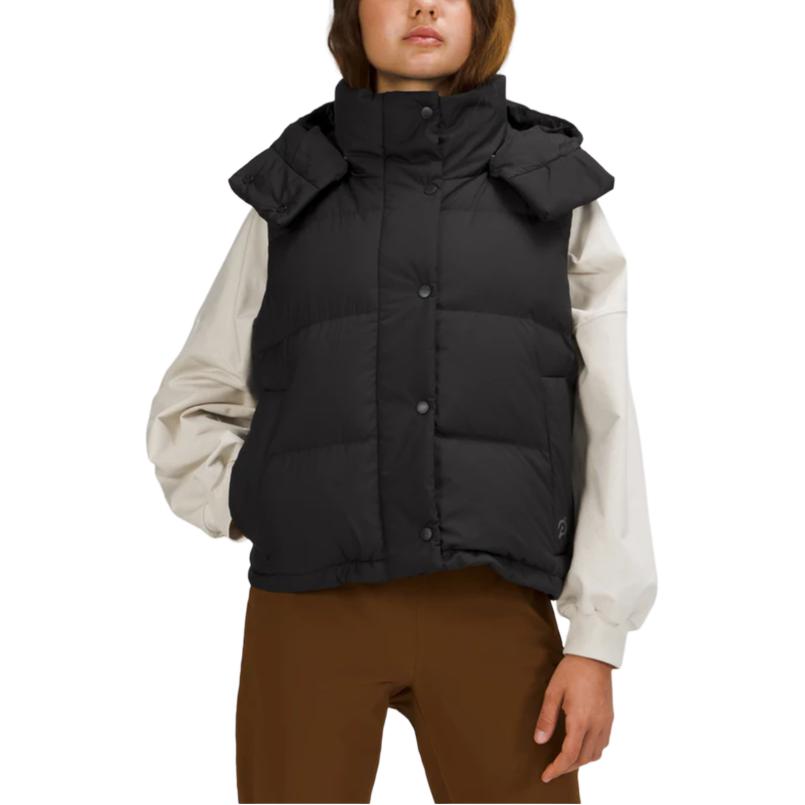 

Lululemon Пуховая жилетка Wunder Puff Series для женщин, Collaboration Black/BLK