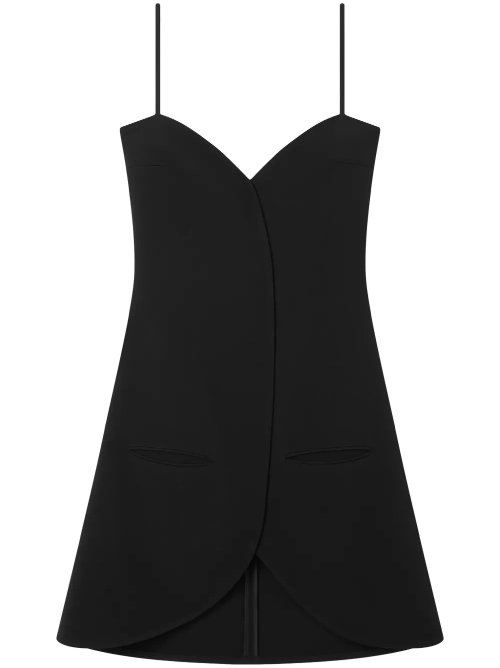 

Платье мини Ellipse Courrèges, черный