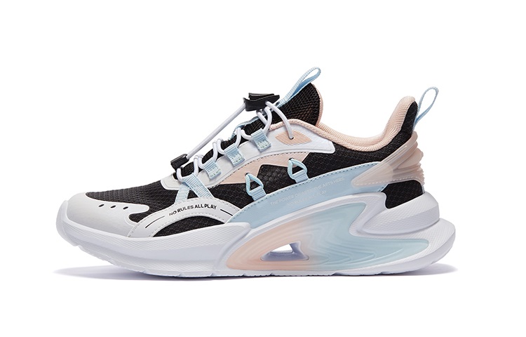 

361°KIDS Износостойкие низкие спортивные повседневные кроссовки Kids Black White Blue