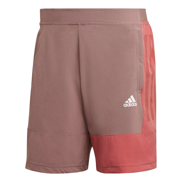 

Шорты тренировочные шорты цветные блоки азиатские размеры Adidas, фиолетовый