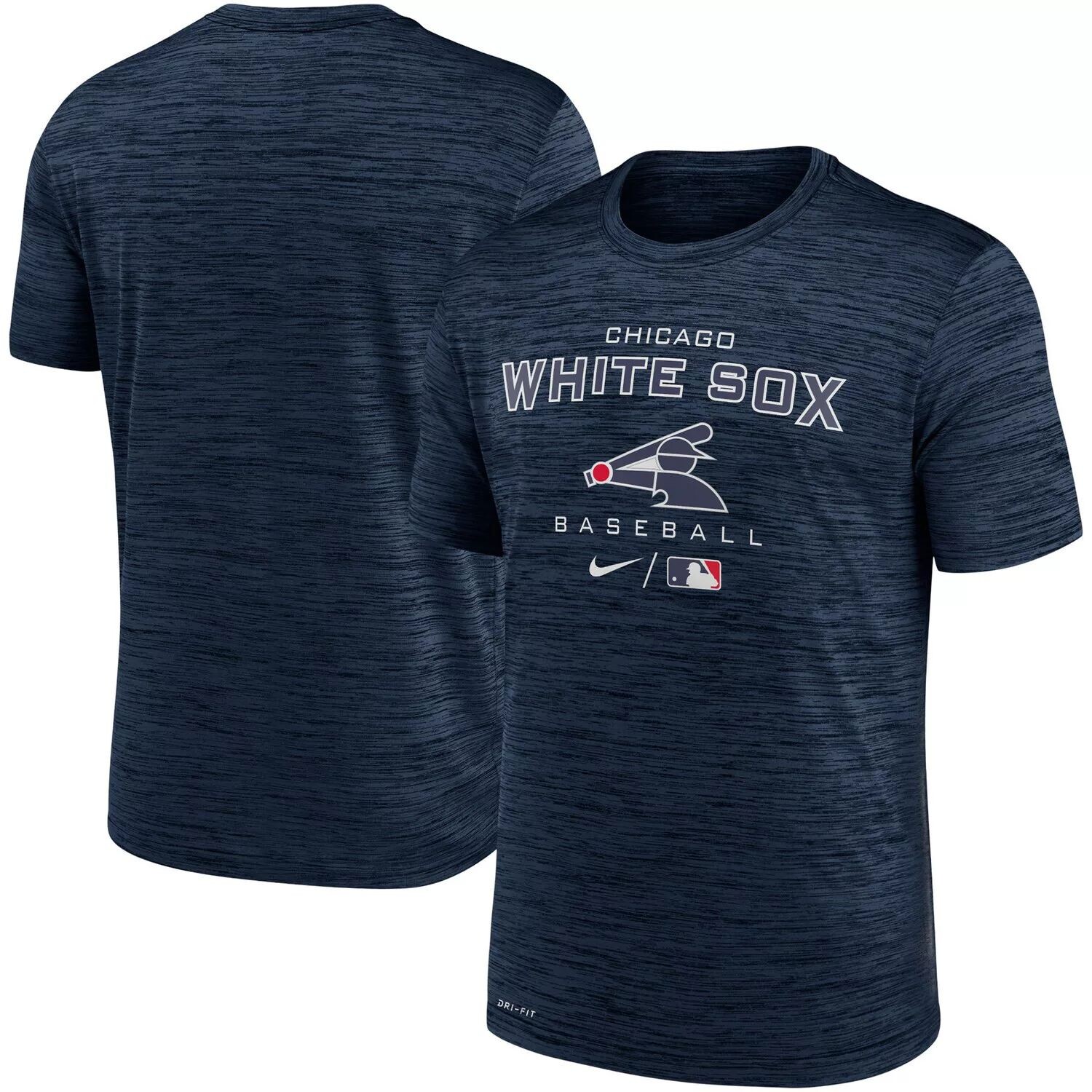 

Мужская темно-синяя футболка Nike Chicago White Sox Authentic Collection Velocity Practice Performance, Синий, Мужская темно-синяя футболка Nike Chicago White Sox Authentic Collection Velocity Practice Performance