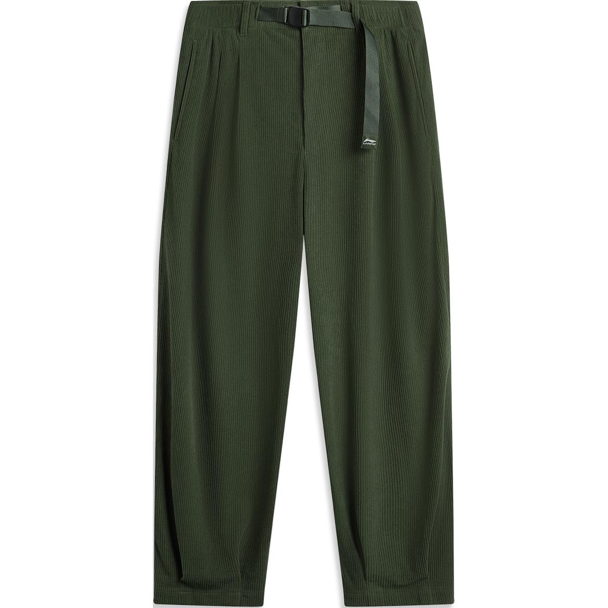 

Мужские повседневные брюки LiNing Sports Life Collection цвета ламинарии, Kelp Green