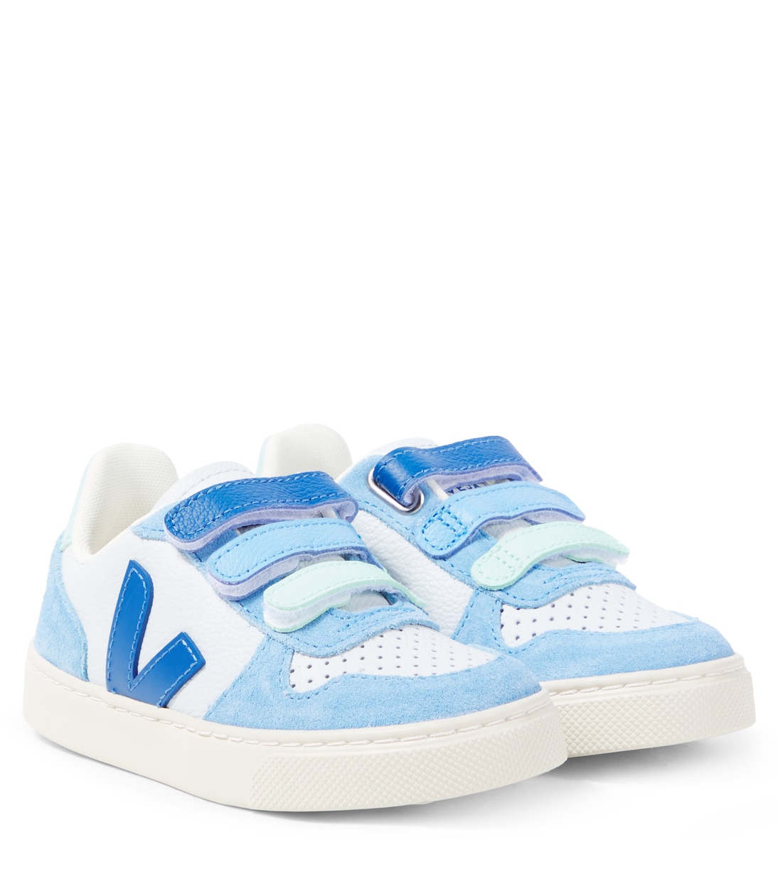 

Кожаные кроссовки V-10 Veja Kids, Ice_Multico-Indigo
