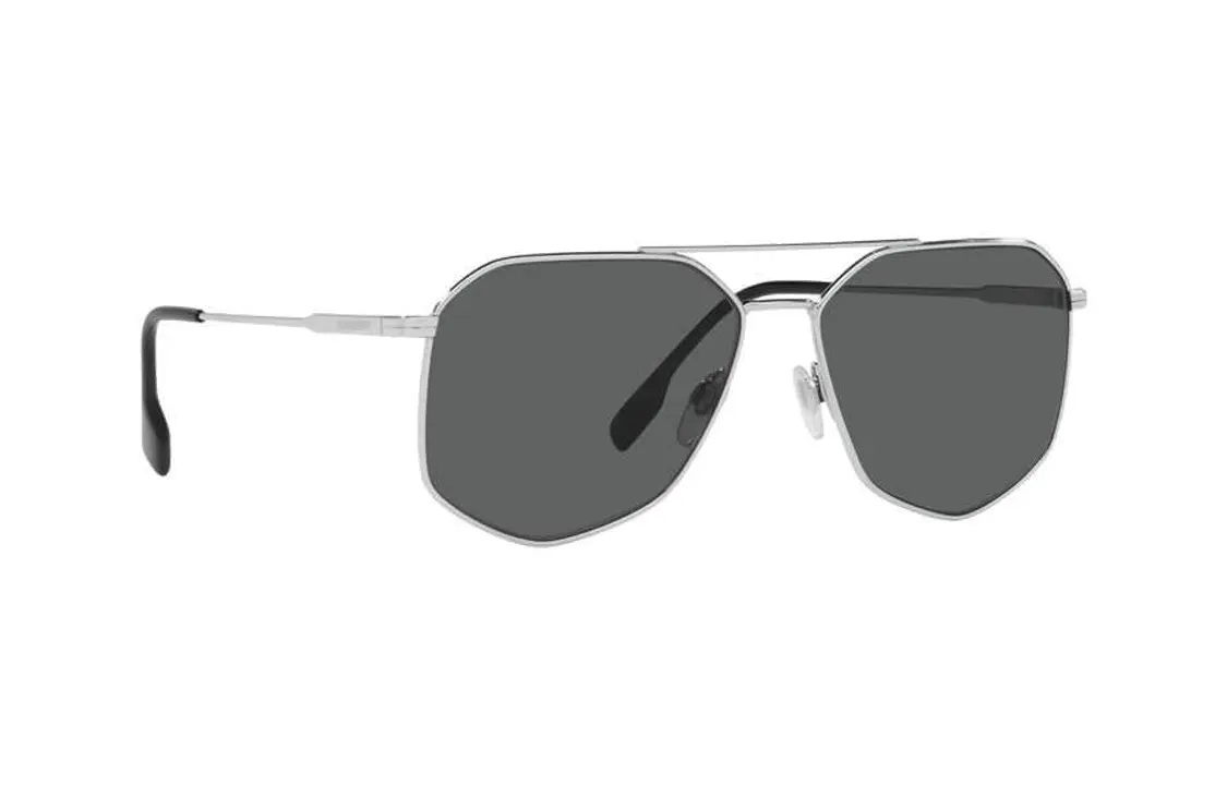 

Burberry Солнцезащитные очки мужские серебристые, Silver