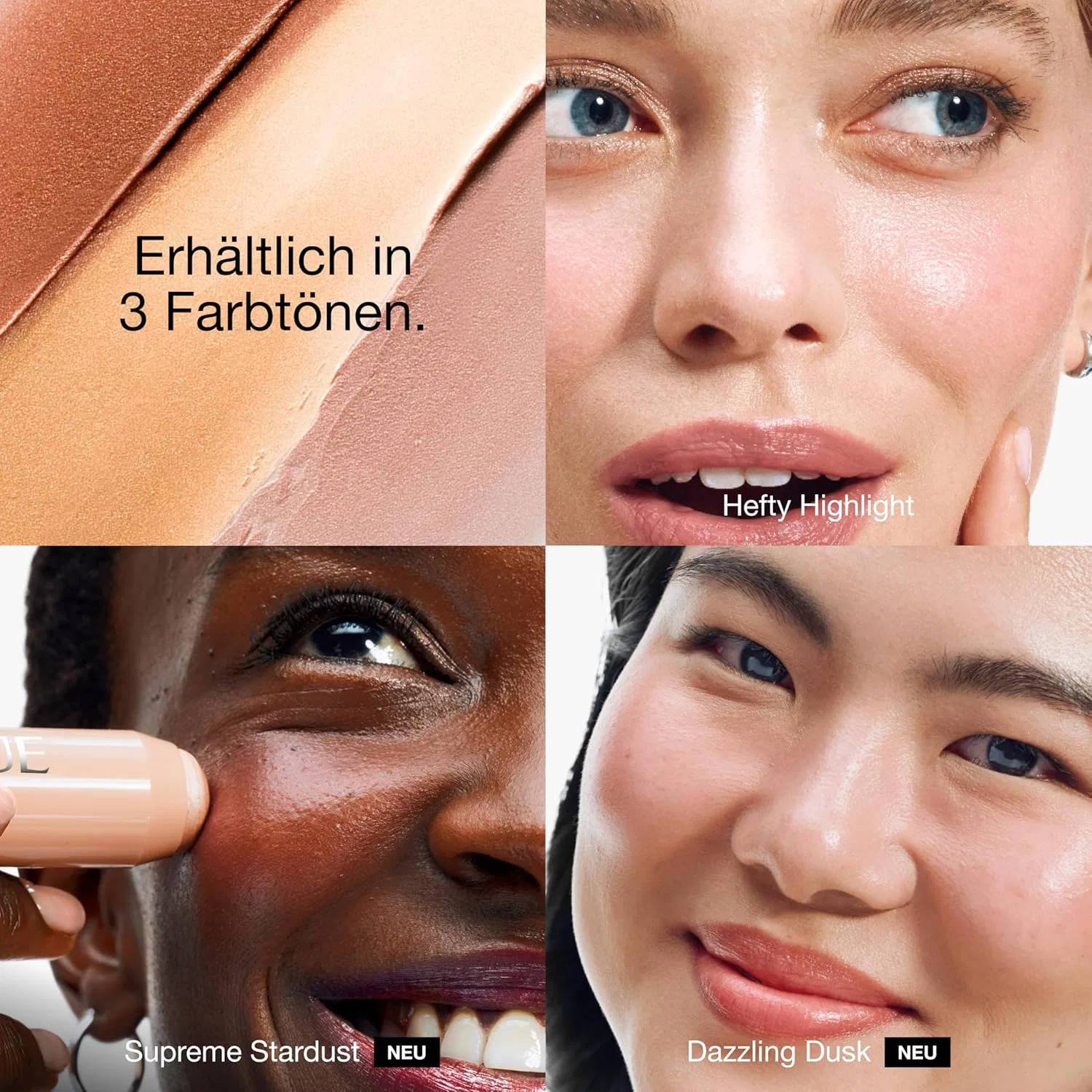 Крем для лица Clinique — Кремовый хайлайтер-стик «Chubby Stick Sculpting Highlighter» от , Supreme Stardust — фото 3