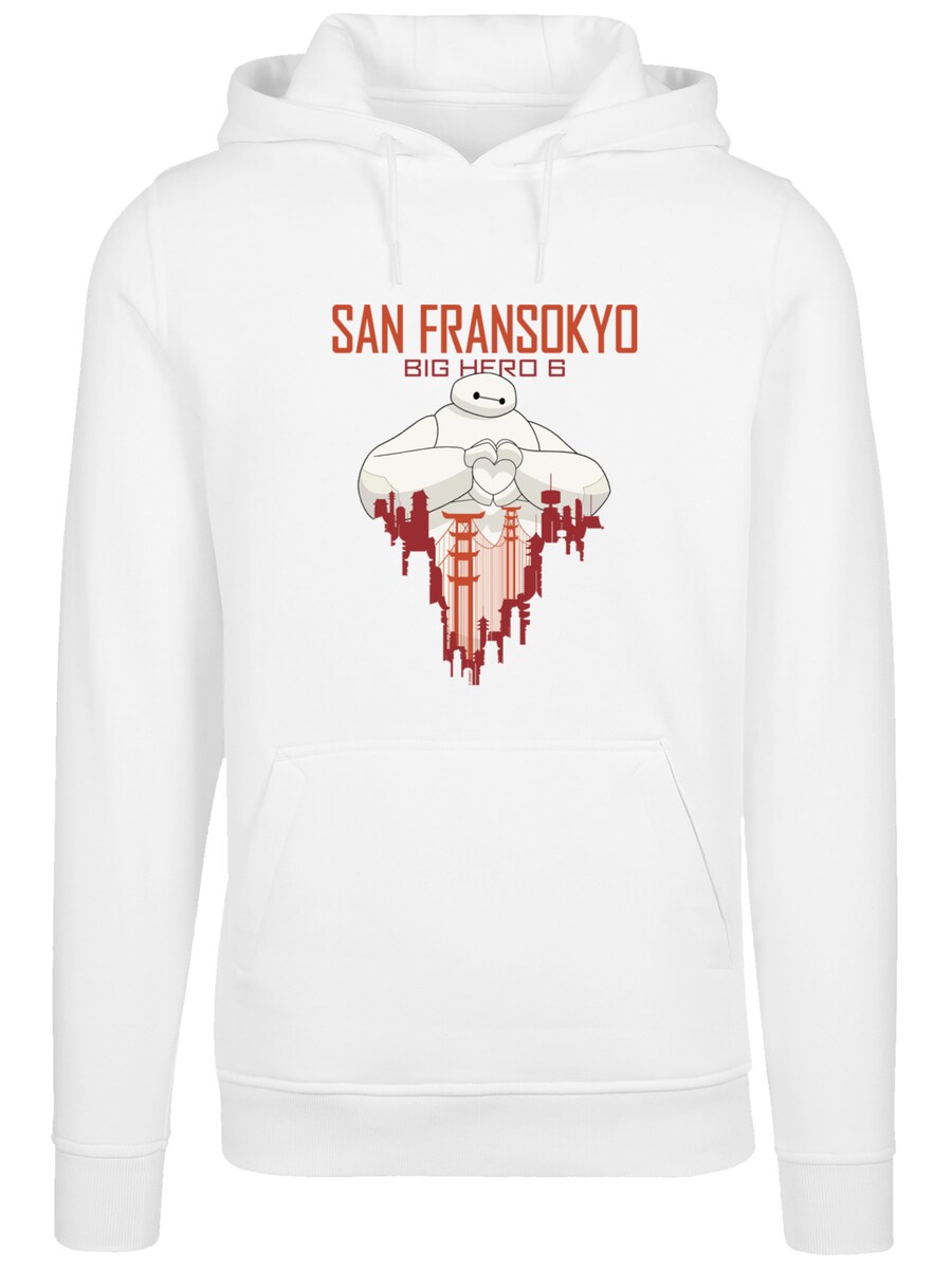 

Толстовка F4NT4STIC Big Hero 6 Baymax San Fransokyo Heart, White