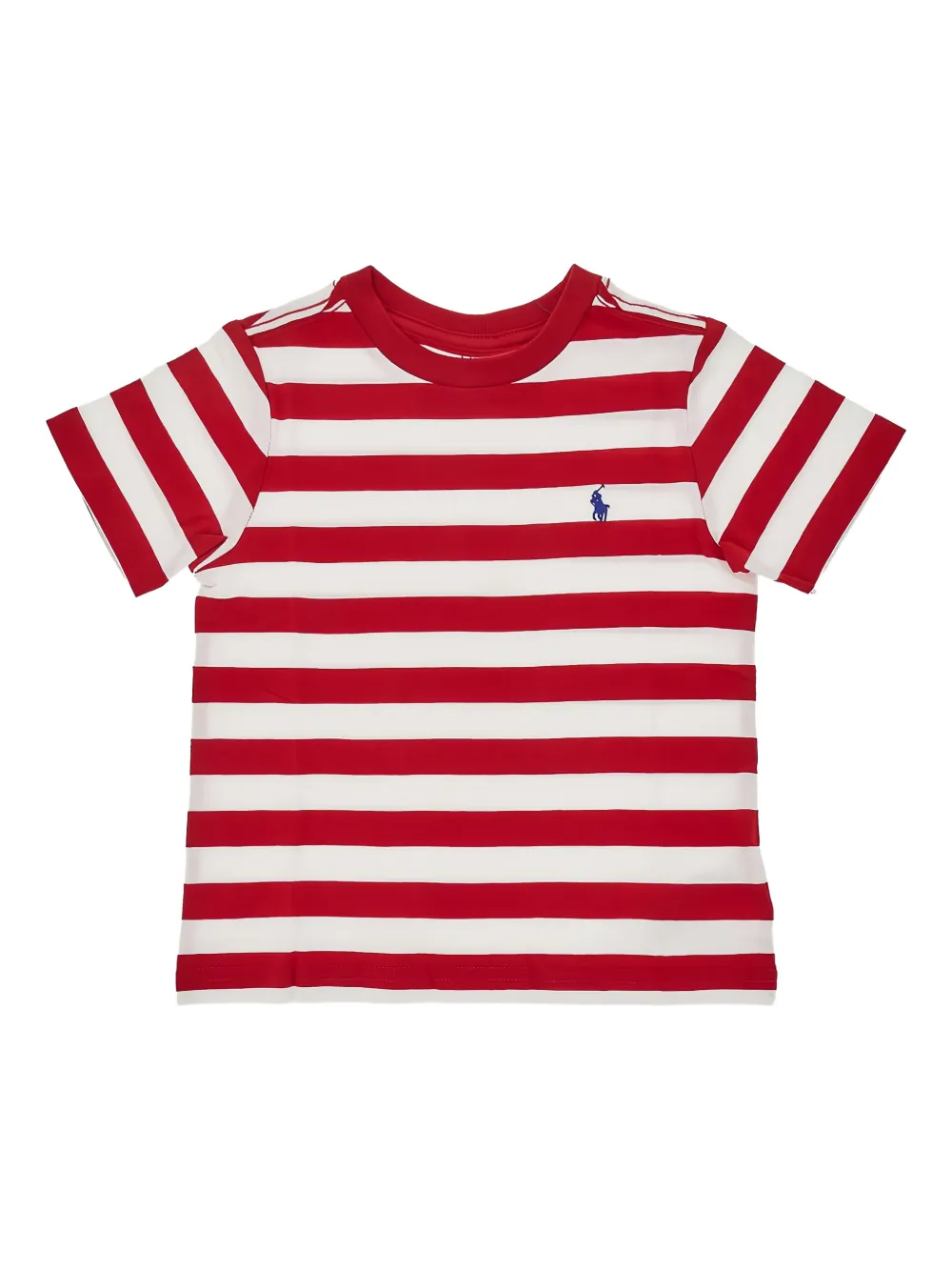 

Полосатая футболка Polo Ralph Lauren Kids, красный