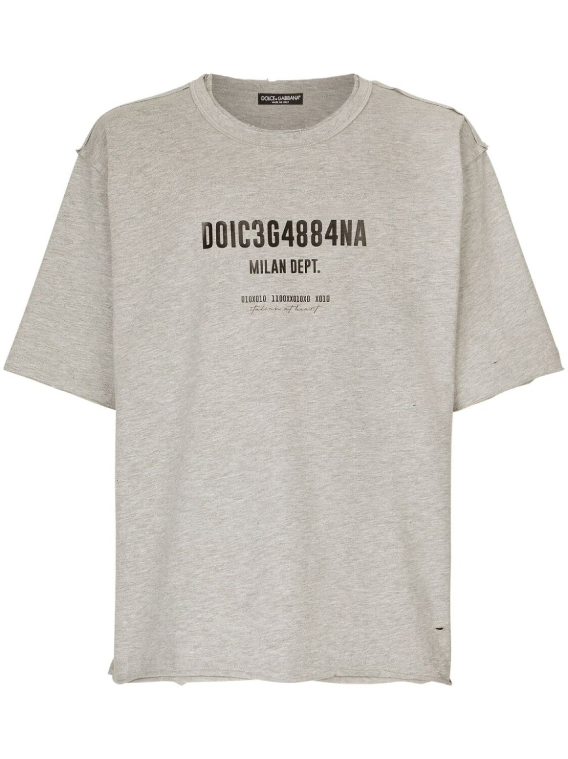 

Dolce & Gabbana футболка с логотипом, серый
