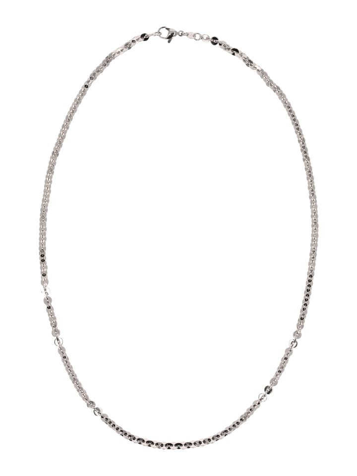 

Faina Женское колье с пайетками в виде дисков, серебро