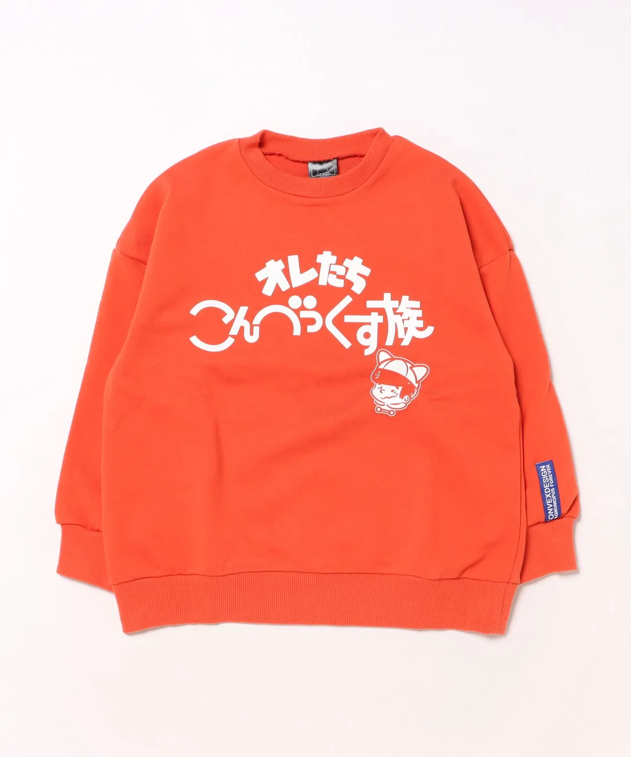 Толстовка Japan Font Big Trainer красная