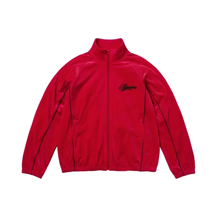 Спортивная куртка Supreme Velour Mesh Track Jacket, красный