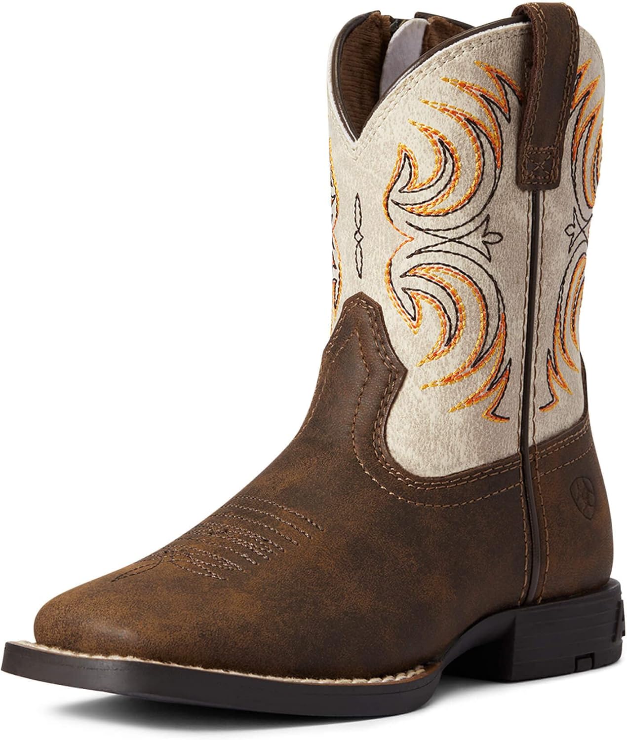 

Детские вестерн-сапоги Ariat Storm, коричневый/кремовый