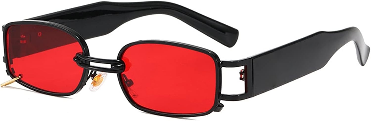 

Панк-солнцезащитные очки для мужчин и женщин в маленькой оправе, декоративные, для использования на открытом воздухе и на пляже (Цвет: B, Размер: Средний) MTZJH, One Color