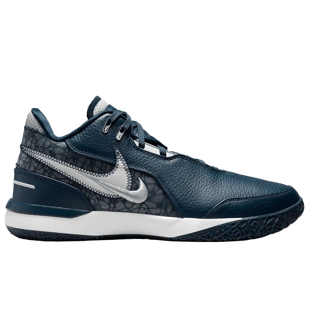 

Баскетбольные кроссовки Zoom Lebron NXXT Gen AMPD Сьерра Nike, цвет Armory Navy/Lt Silver-Sail-Mtlc Silver