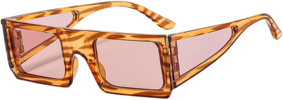 

Солнцезащитные очки прямоугольной формы для женщин и мужчин, с поликарбонатными линзами, в винтажном стиле, для вечеринок и пляжа, защита от ультрафиолета UV400 LANGSER, C5