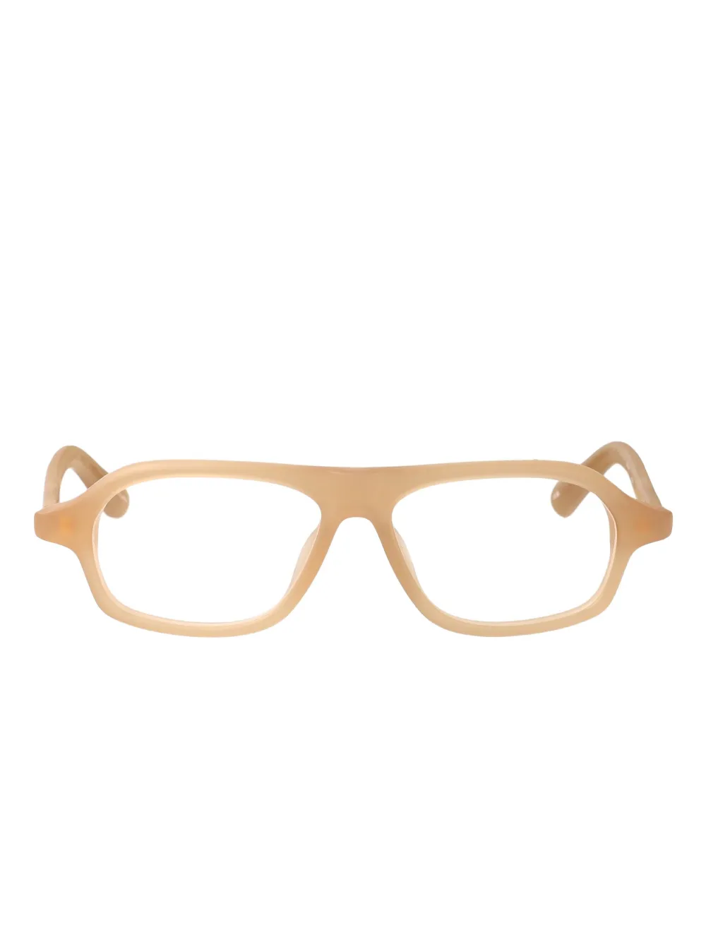 

Геометрические очки в оправе Becane Jacquemus, светло-коричневый