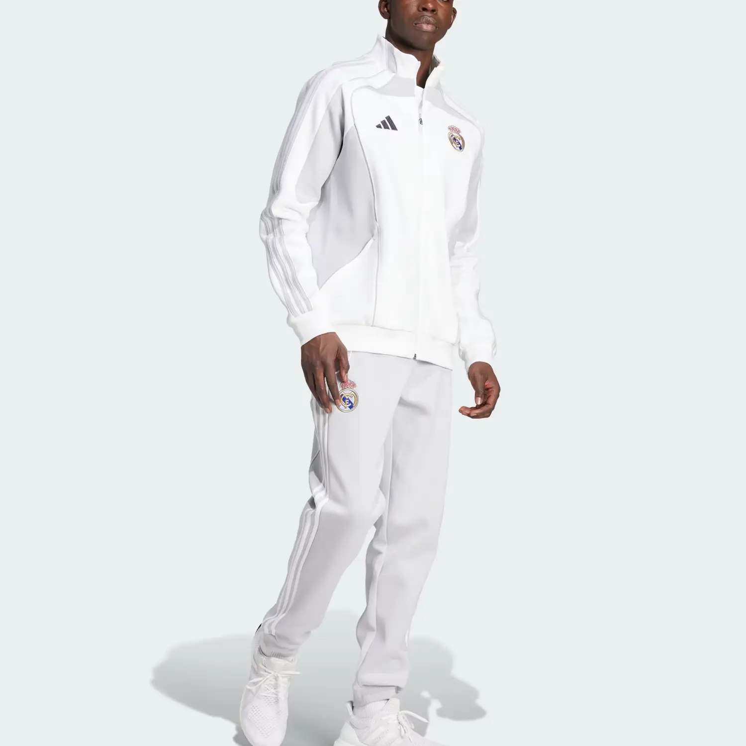 Real Madrid Ubp Doubleknit Pants Adidas, светло серый/белый — фото 3