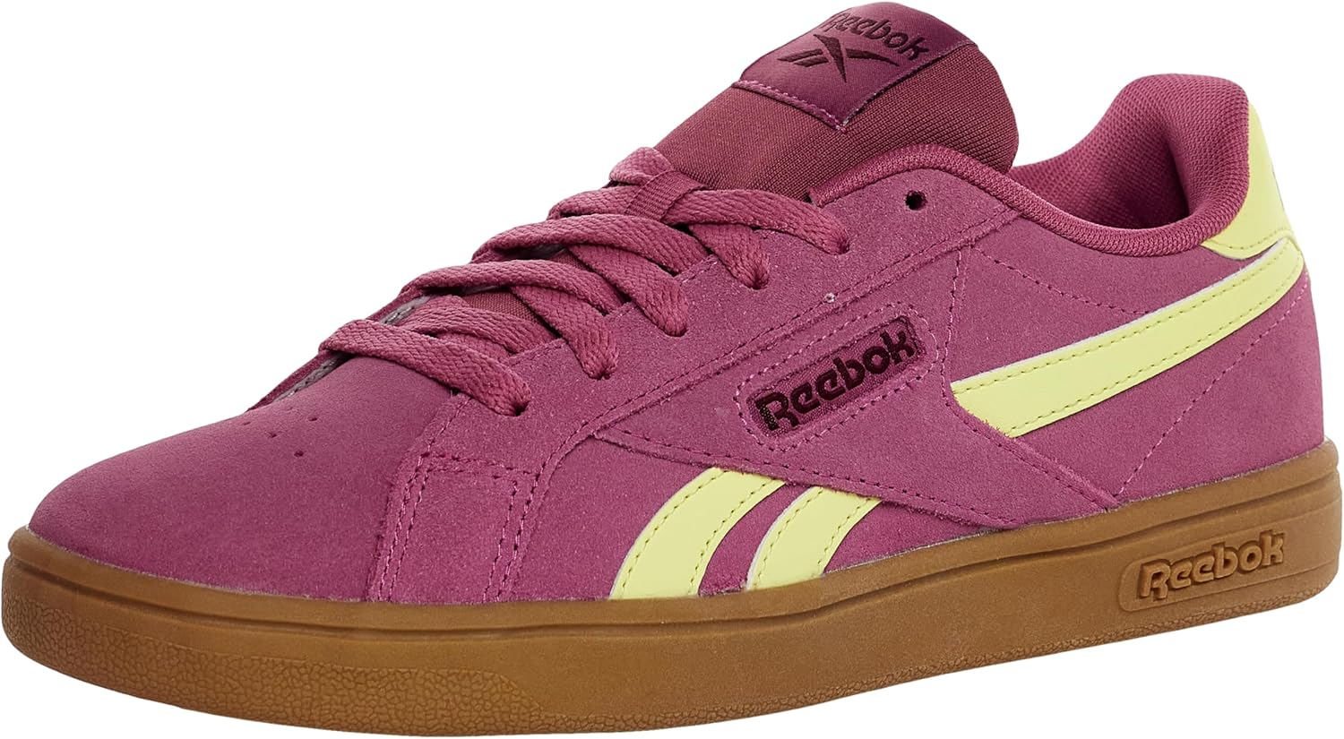 Кроссовки Reebok Unisex-Adult Reebok Court Retro, черный/желтый/розовый