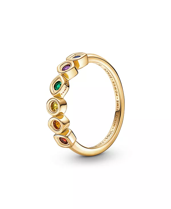 

Кольцо Crystal Stone x Marvel The Avengers Infinity Stones Pandora, gold