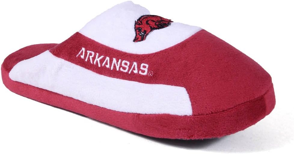 

Тапочки Comfy Feet NCAA Low Pro Stripe Slip On, Arkansas Razorbacks