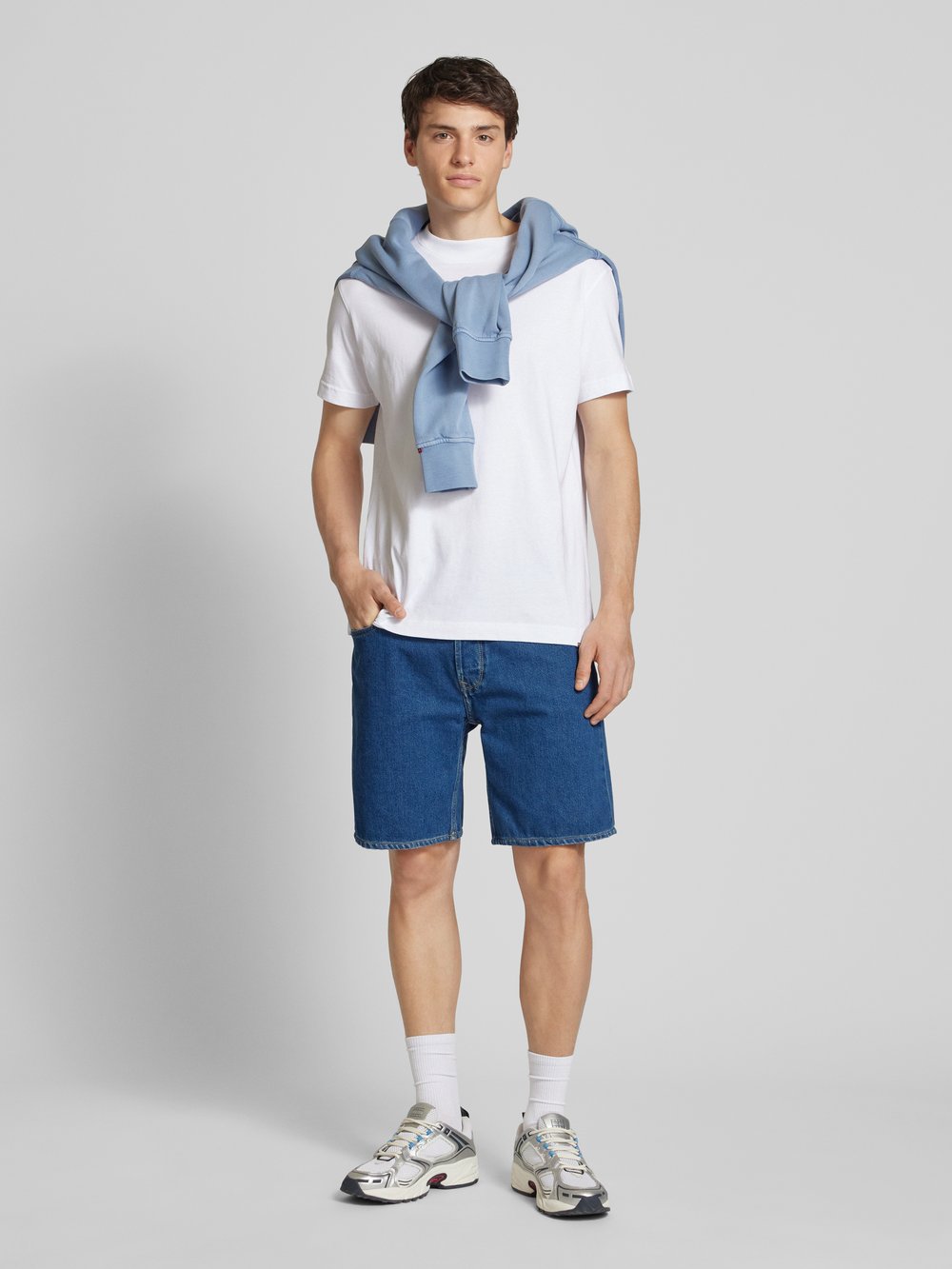 

Свободные джинсовые шорты с пятью карманами Pepe Jeans