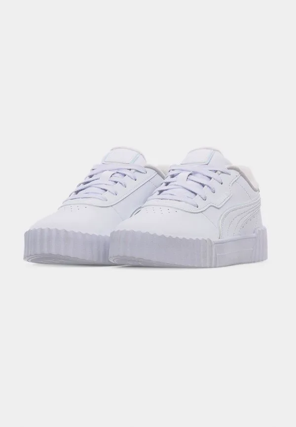 Кроссовки унисекс carina 3.0 holo 2.0 Puma, White/Silver-Coloured/Mauve Mist — фото 3