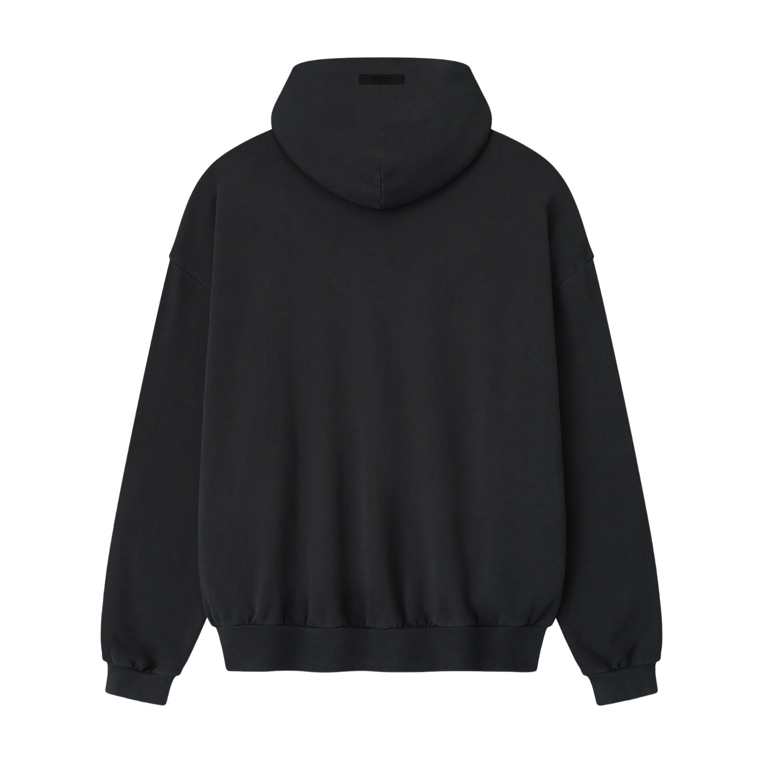 Худи Fear of God Essentials в стиле 90-х, цвет «Винтажный черный» — фото 2