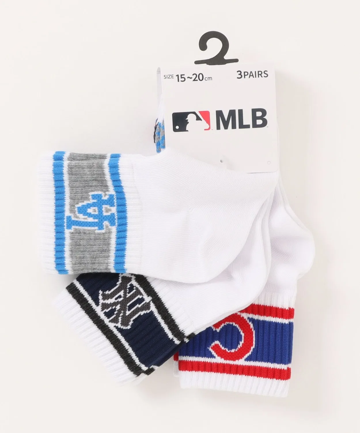 Носки MLB 3 пары логотипы команд серые — фото 3