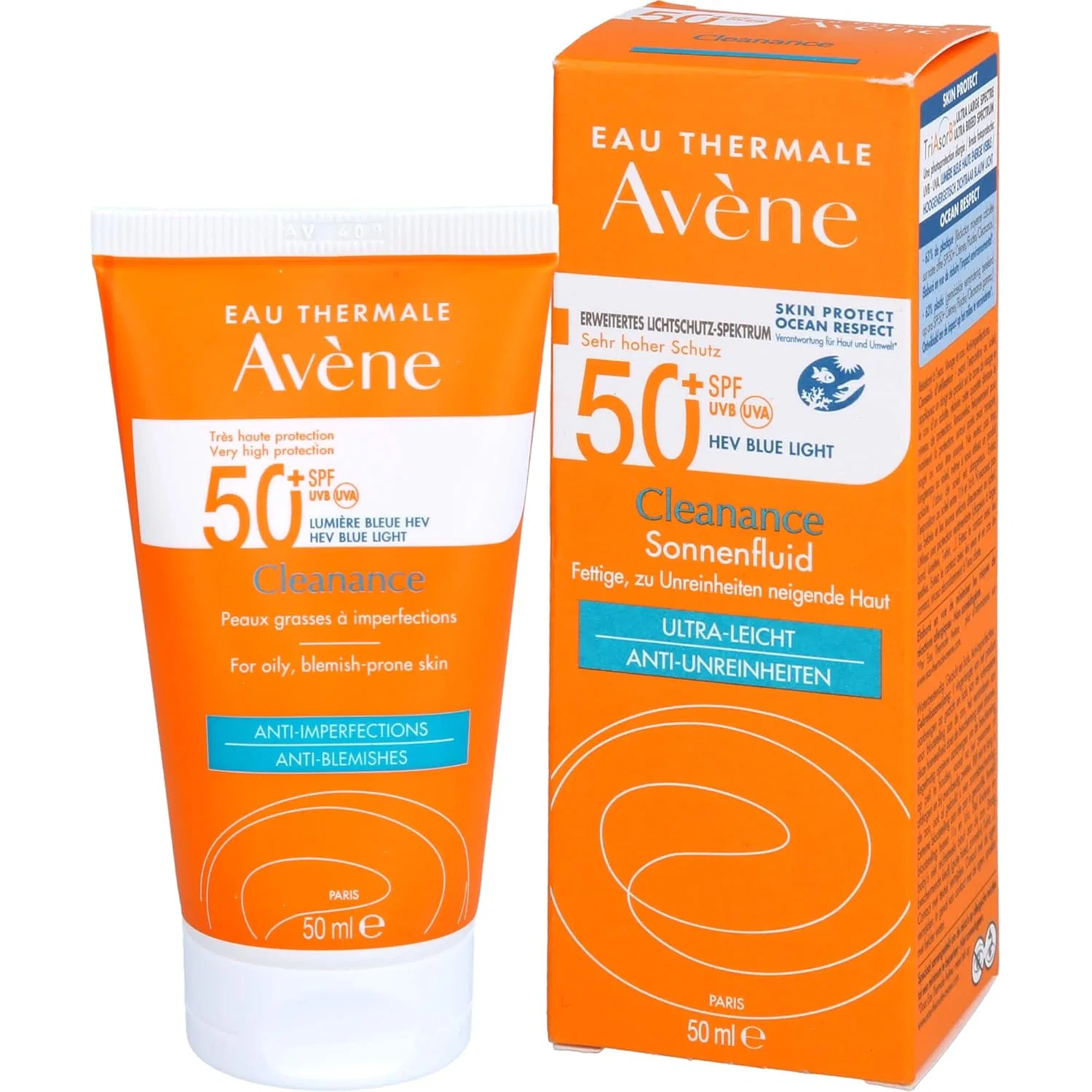 Солнцезащитный крем AVENE Cleanance Anti-Blemishes SPF50+ Avene, White — фото 2
