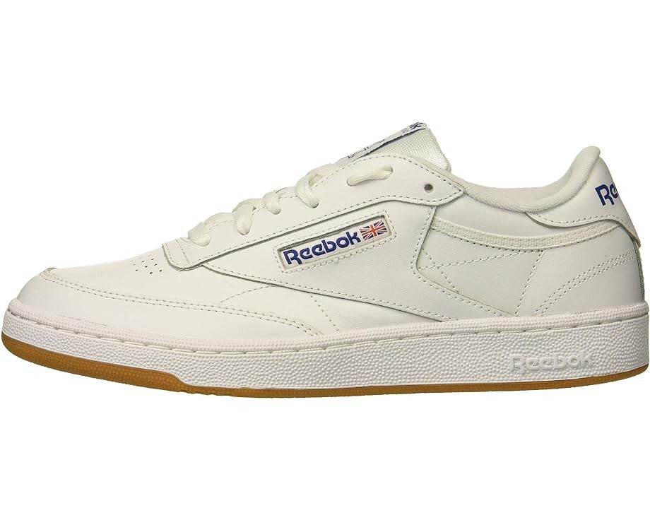 Кроссовки Reebok Lifestyle Club C 85, цвет Int/White/Royal/Gum — фото 4