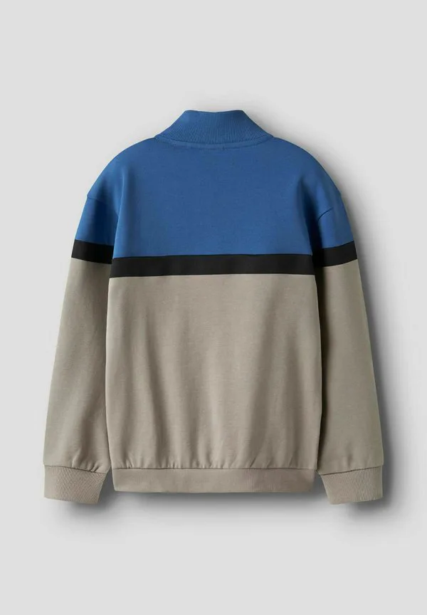 Толстовка с застежкой-молнией до середины груди Name It, Vintage Khaki — фото 4