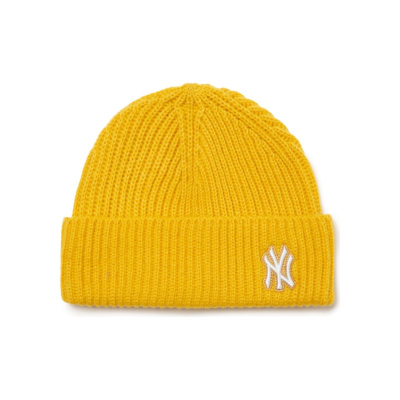 

MLB Акриловая вязаная шапка унисекс желтая, Yellow