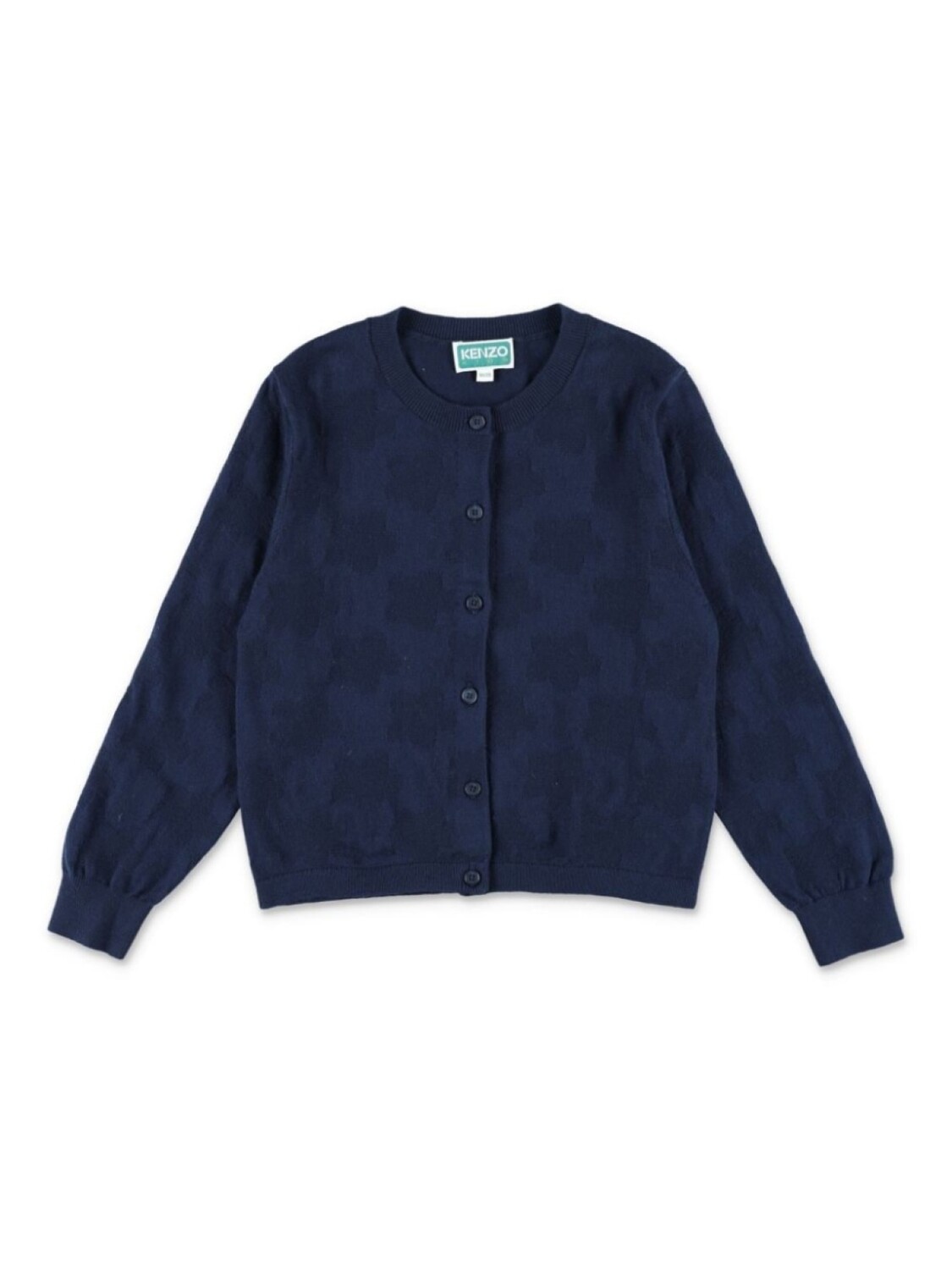 

Kenzo Kids кардиган из хлопковой шерсти Boke Flower, синий