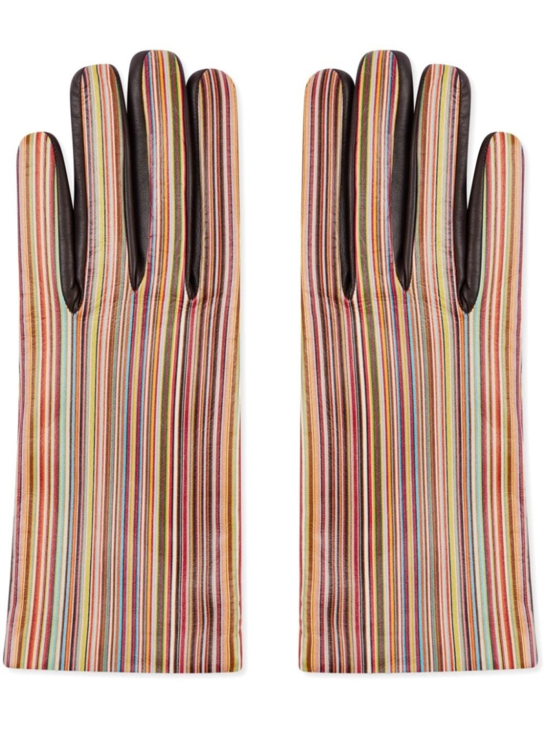 

Перчатки Signature Stripe Paul Smith, красный