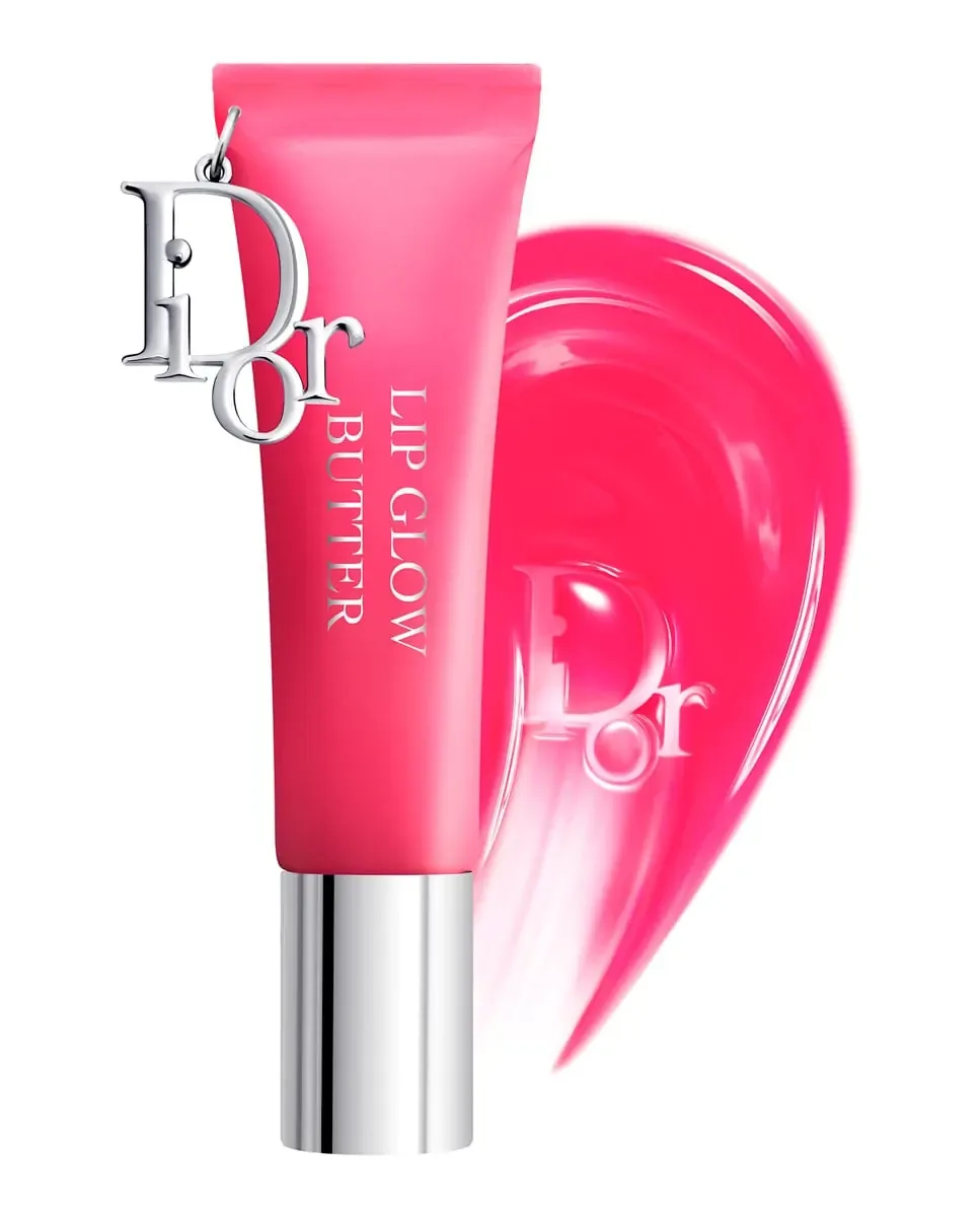 Блеск для губ Addict Lip Glow Butter, уход для губ с пептидом и керамидами Dior, 105 Lychee