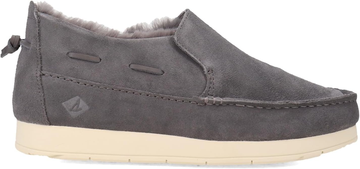 Зимние мужские мокасины Sperry Moc-Sider, серый — фото 3