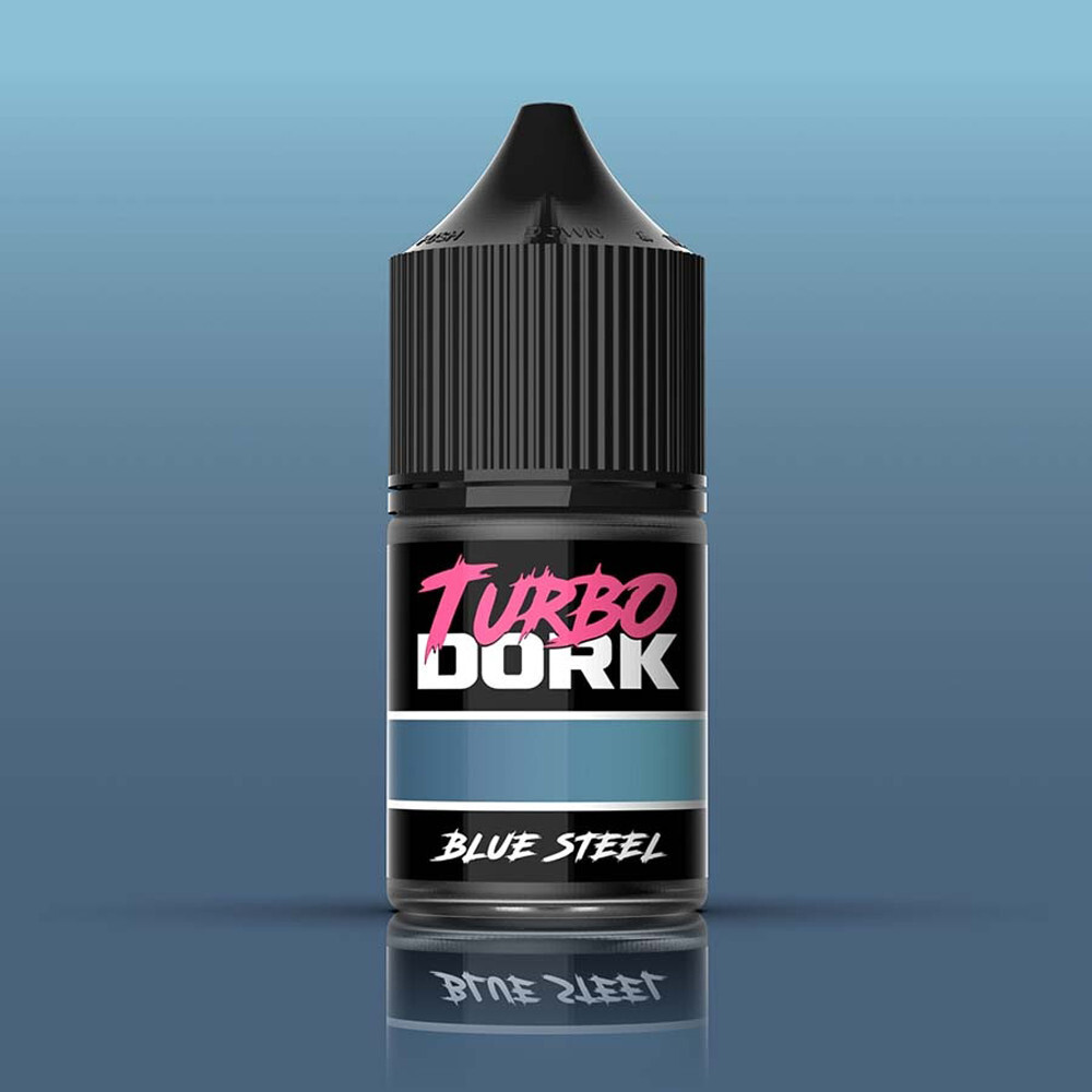 

Аксессуары Turbo Dork Metallic Acrylic Paint: Blue Steel (22ml)