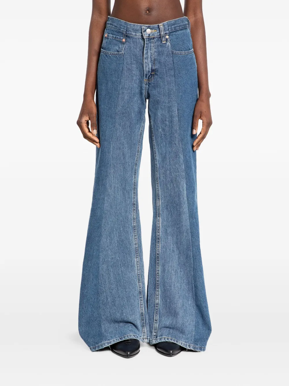 

Джинсы с разрезами по ноге E.L.V DENIM, синий