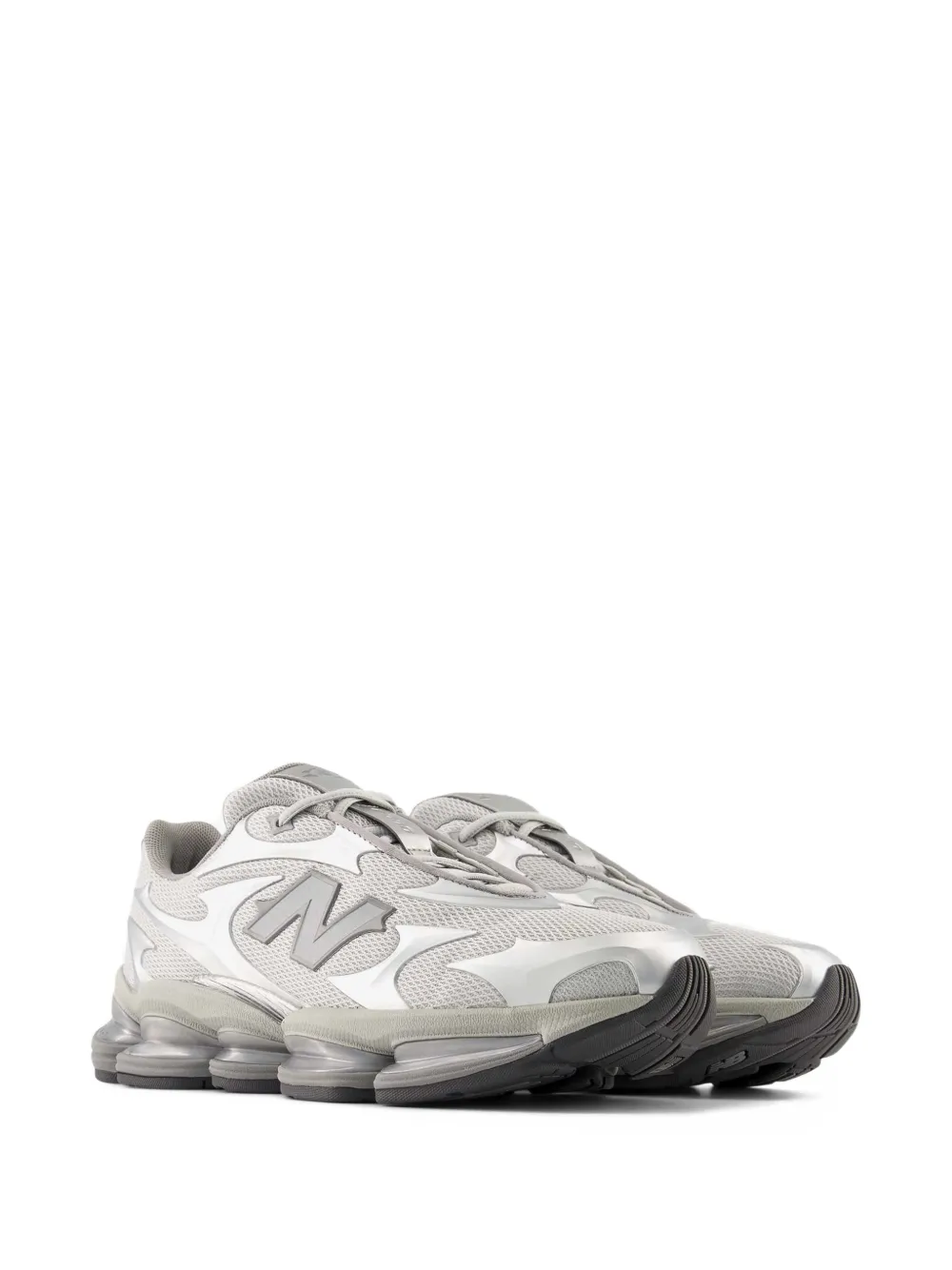 Кроссовки Abzorb 2000 на шнуровке New Balance, серебряный — фото 2
