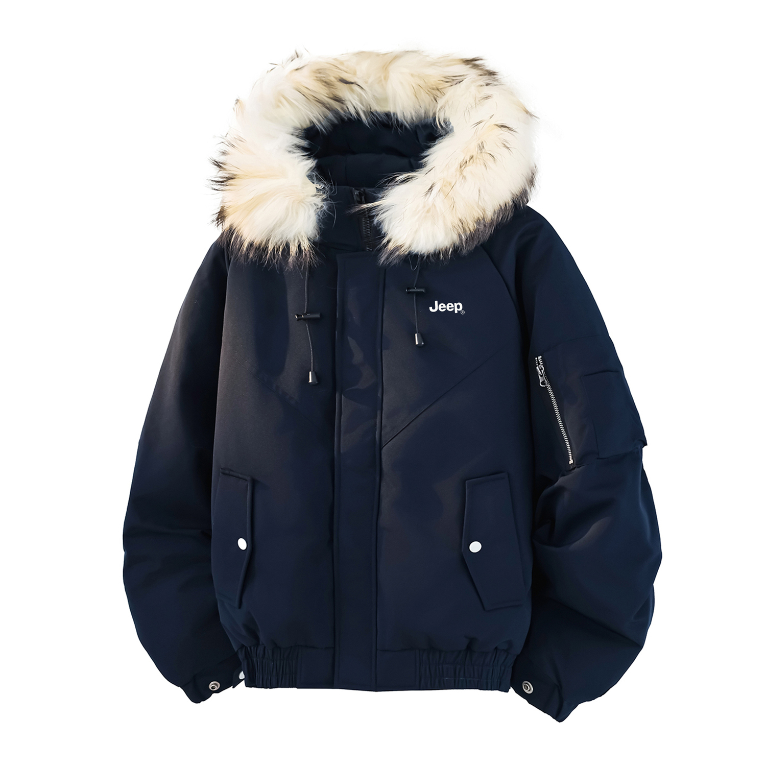 

Пуховики унисекс утепленные Jeep, синий