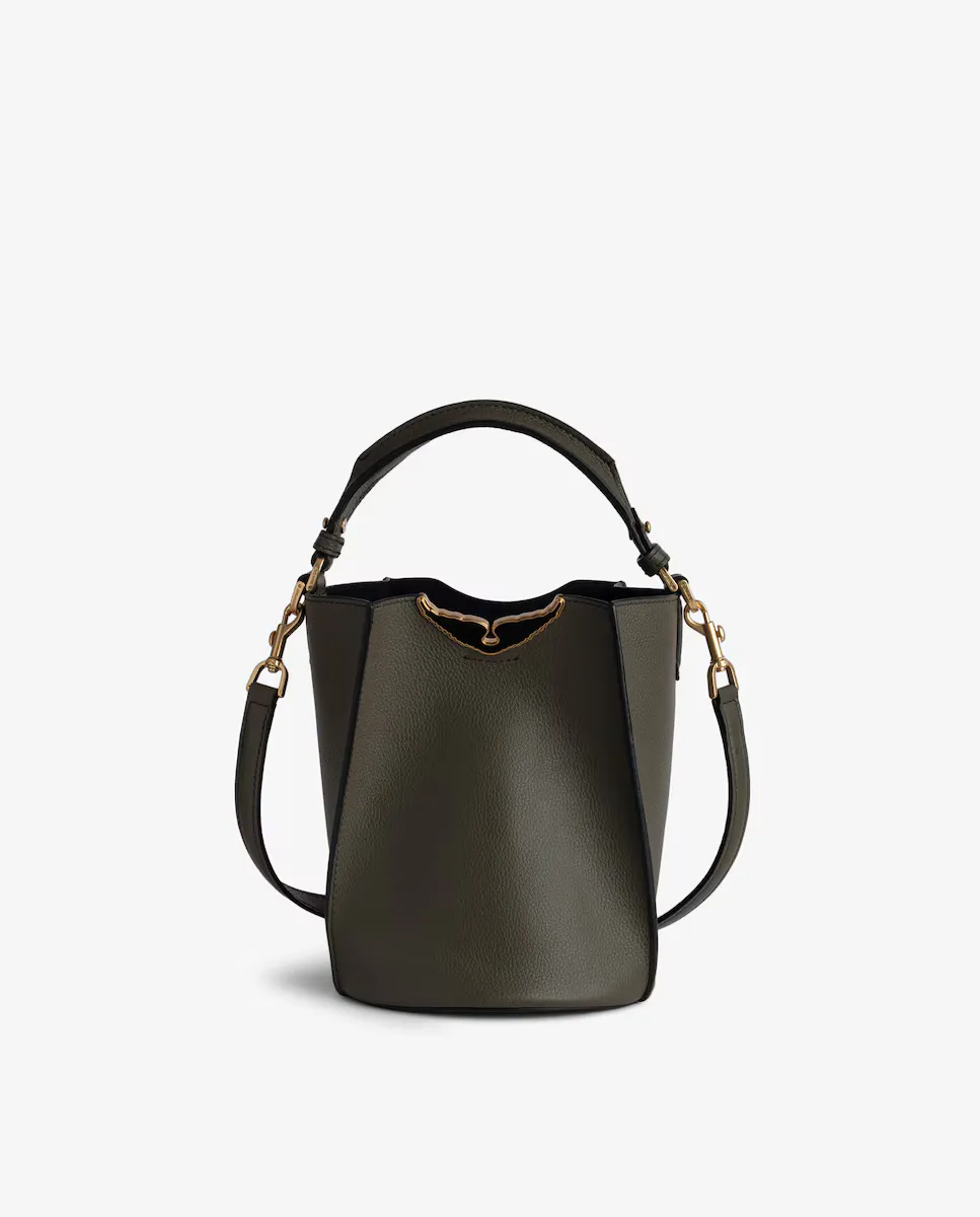 

Зеленая кожаная сумка Borderline Bucket Zadig & Voltaire