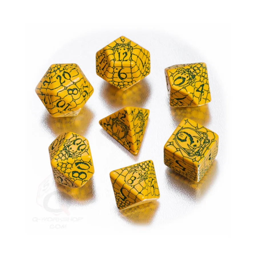 

Полигональный набор «Змеиный череп» (7), Pathfinder Dice