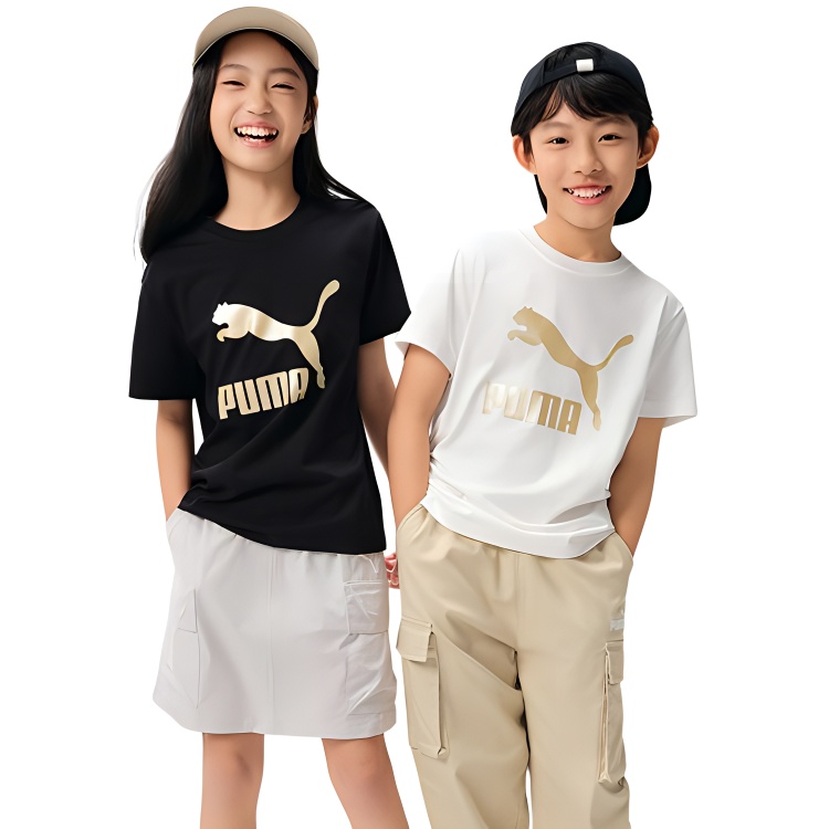 PUMA Футболка Sportstyle Series Black Kids' — фото 4