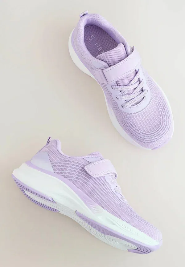 Кроссовки Next Wide fit (g) fit elastic lace up trainers, сиреневый — фото 3