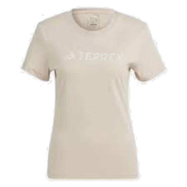 

Футболка Terrex Classic Logo футболка азиатские размеры Adidas, бежевый