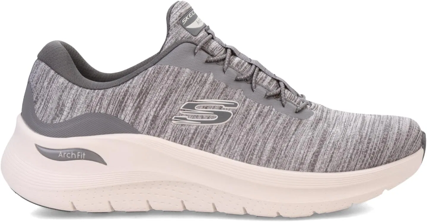 Мужские кроссовки Skechers Arch Fit 2.0 для верхней части стопы, Charcoal Mesh Synthetic — фото 3