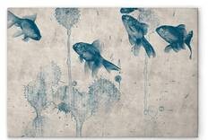 

Картина на холсте A.S. Création Pond 1 цвет cremeblau