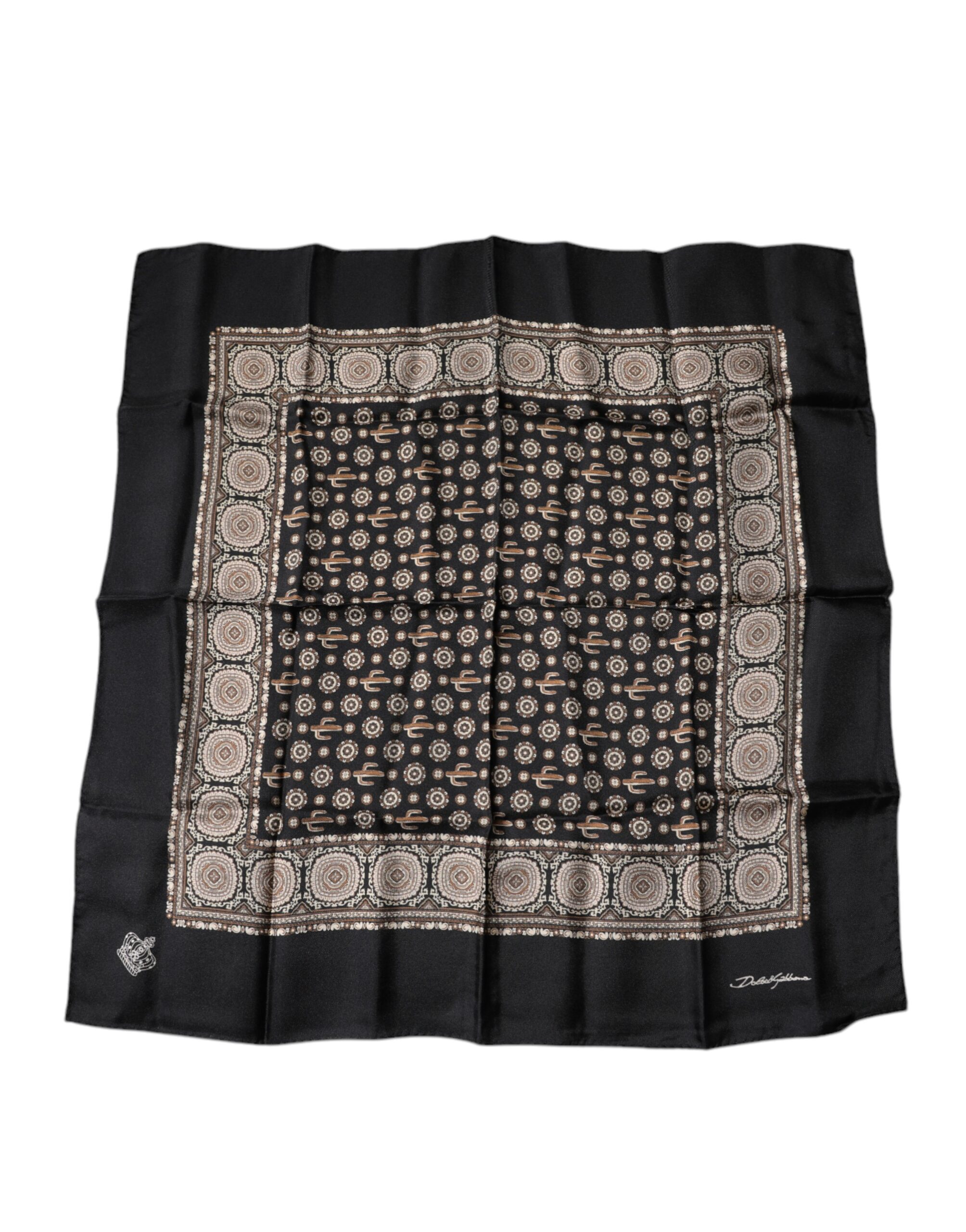 

Разноцветный квадратный платок с кактусом Dolce & Gabbana