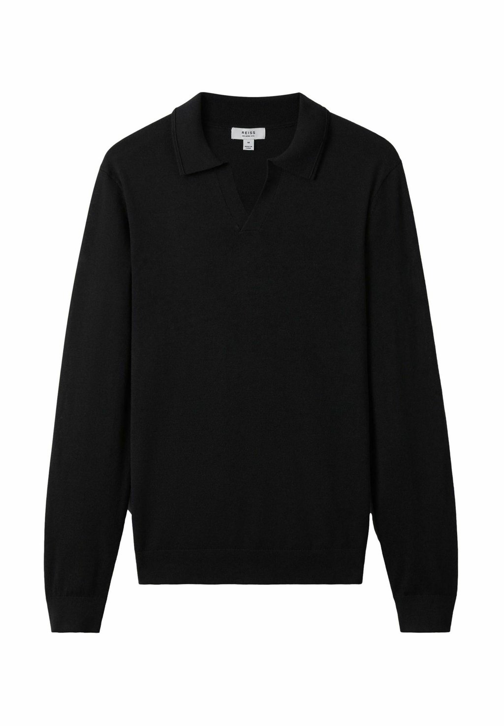 

Футболка с длинным рукавом REGULAR FIT MILBURN OPEN COLLAR Reiss, темно-синий