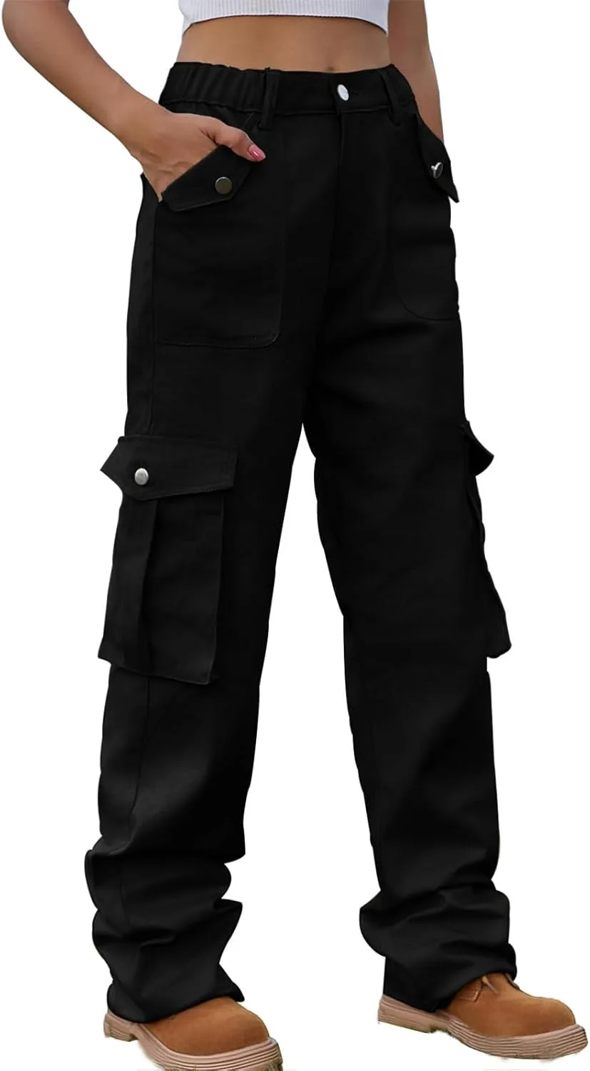 

Карго-штаны женские loose fit wide leg